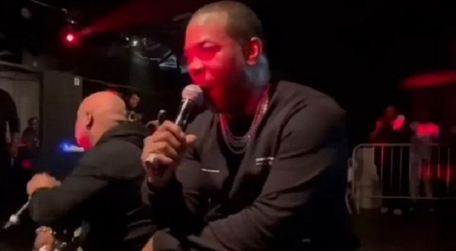 Busta Rhymes ends his concert after a woman touches him inappropriately