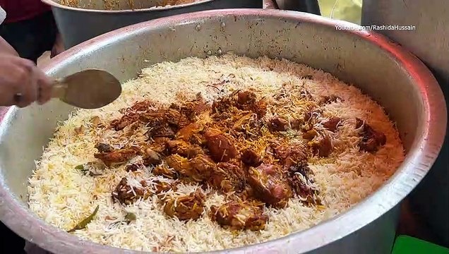 Masala Chicken Biryani Street Food Muslim Style Chicken Biryani Recipe Famous Street Dum Biryani