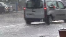 Edirne gündem haberleri... Edirne'de beklenen kuvvetli yağış etkili oldu