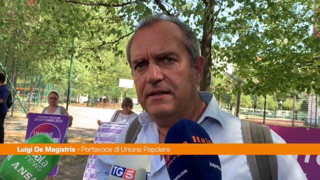 Elezioni, De Magistris a Milano Uniamo l'Italia nelle sue diversità