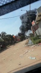 Incendio frente a mercado en El Quior causa alarma entre vecinos
