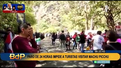 Cusco: Así se realizó el paro preventivo en Machu Picchu