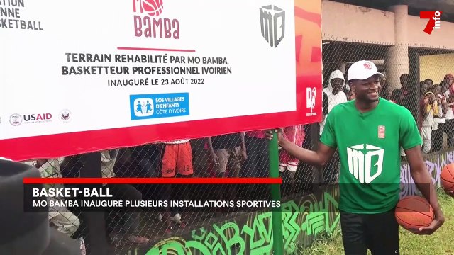 Mo Bamba de la NBA inaugure des installations sportives