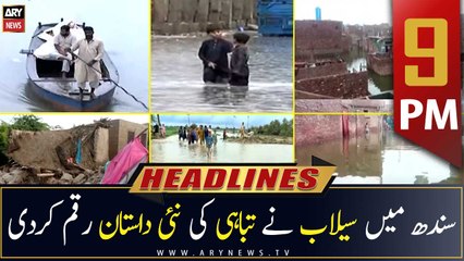 ARY News | Prime Time Headlines | 9 PM | 25th August 2022
