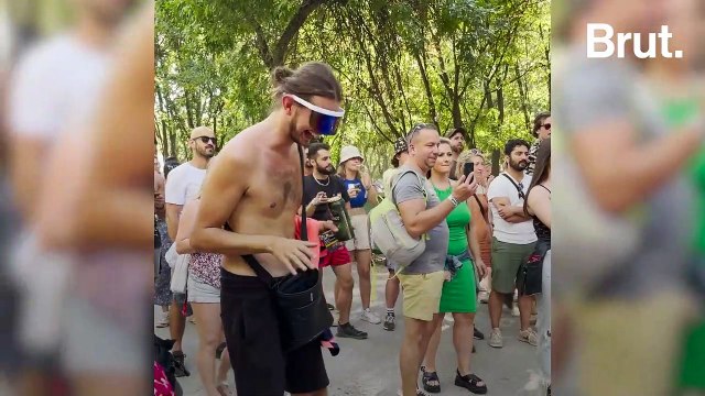 Au camping du Sziget Festival avec un bénévole