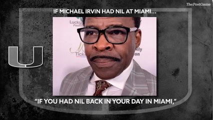 Hurricanes Icon Michael Irvin Considers If He Had NIL At Miami