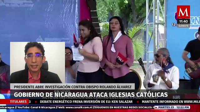 Gobierno de Nicaragua ataca iglesias católicas