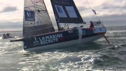 LA SOLITAIRE DU FIGARO 2022 : ARRIVÉE DE PHILIPPE HARTZMARINE NATIONALE-FONDATION DE LA MER