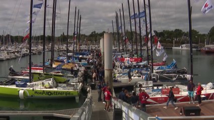 LA SOLITAIRE DU FIGARO 2022 : ARRIVÉE ÉTAPE 1 PONTON, CHAMPAGNE