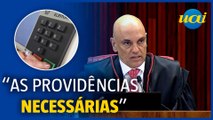 Moraes defende ação da PM caso o eleitor use o celular