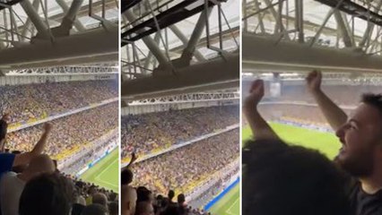 Fenerbahçe tribünlerinden Gülşen şarkısı: "Yurtta aşk cihanda aşk"
