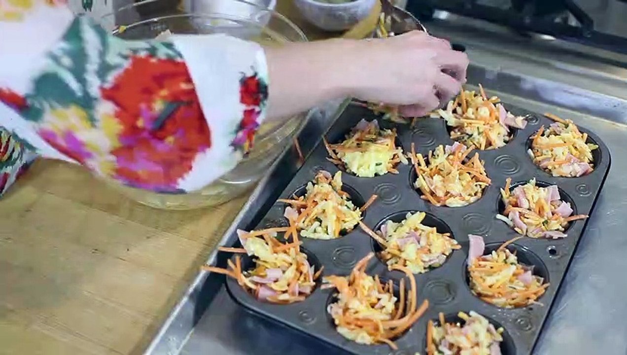 How to Make Savory Potato 'Nests' with Honey Glazed Ham