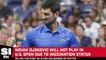 Novak Djokovic Will Not Play in U.S. Open Due to Vaccination Status
