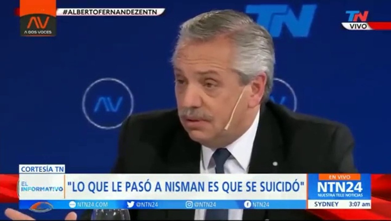 Polémica por comparación de Alberto Fernández sobre fiscales que han investigado a Cristina Fernández