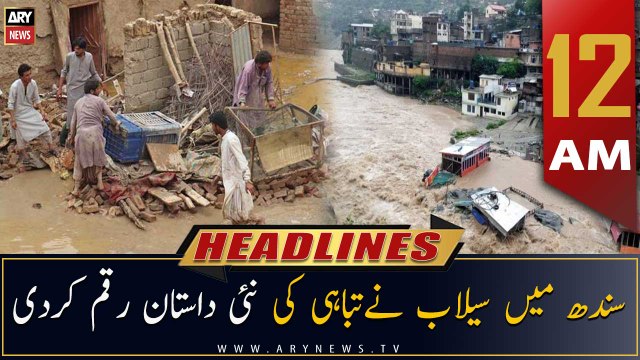 ARY News | Prime Time Headlines | 12 AM | 26th August 2022
