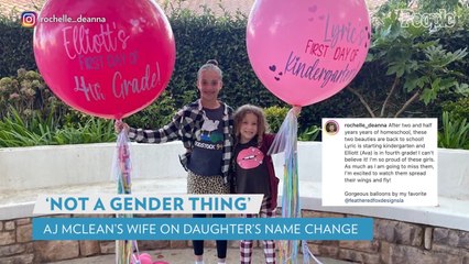 AJ McLean's Wife Explains Why Daughter, 9, Changed Her Name to Elliott: 'Not a Gender Thing'