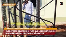 El proyecto del Iprodha para que los beneficiarios se ahorren miles de pesos al año en luz