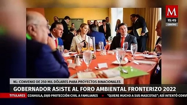 Samuel García firma convenio con NADBank para estudios del agua