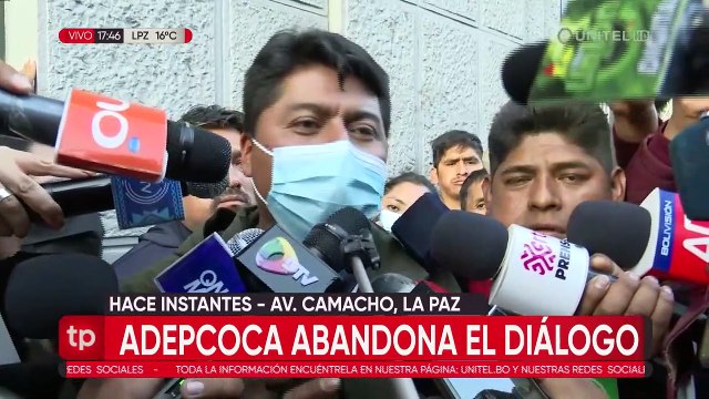 Tras llegada de Alanes, Adepcoca deja el diálogo con el Gobierno