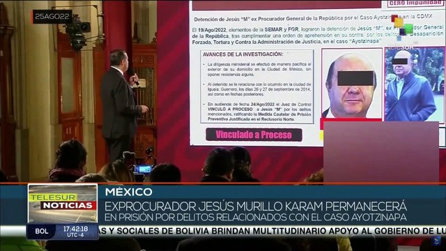 México: Exprocurador Jesús Murillo permanecerá en prisión