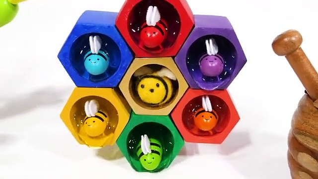 Toy Bee Learning Video for Toddlers - Learn Spanish and English Colors_ Numbers_ and Words for Kids_(360P)