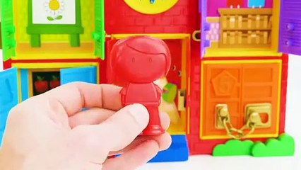 Best Toddler Learning Video for Kids Toy Shapes Train and School_(360P)