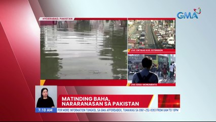 Matinding baha, nararanasan sa Pakistan | UB