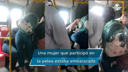 Mujeres pelean por asiento en autobús de Bogotá y se viralizan