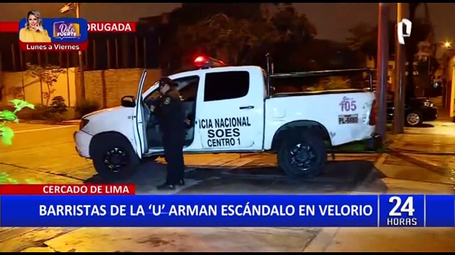 Cercado de Lima: Barristas arman escándalo durante velorio