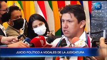 Juicio político a vocales de la Judicatura