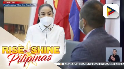 Ilang opisyal ng US Embassy, bumisita sa opisina ni Sec. Angeles