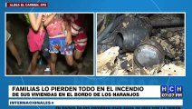 ¡Trágico! Familia pierde todo por incendio en bordo de colonia Los Naranjos de SPS