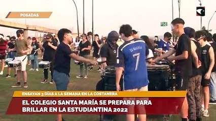 El Colegio Santa María se prepara para brillar en la Estudiantina 2022