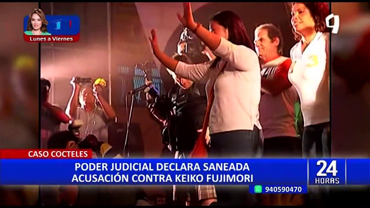 Poder judicial declaró saneada la acusación fiscal contra Keiko Fujimori y otros 44 acusados