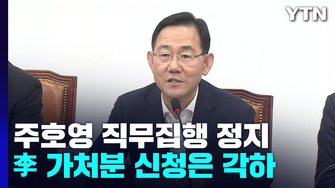 법원, 주호영 비대위원장 직무집행 정지..."당 비상상황 아냐" / YTN