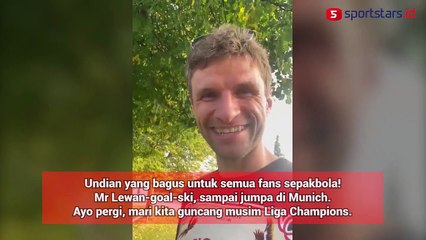 Thomas Muller Kirim Pesan Buat Robert Lewandowski Usai Bayern Munchen dan Barcelona Segrup di Liga Champions