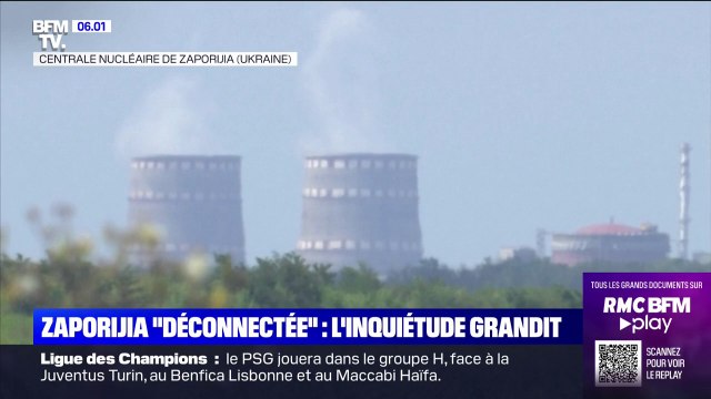 Ukraine: pourquoi la centrale nucléaire de Zaporijjia est totalement déconnectée du réseau