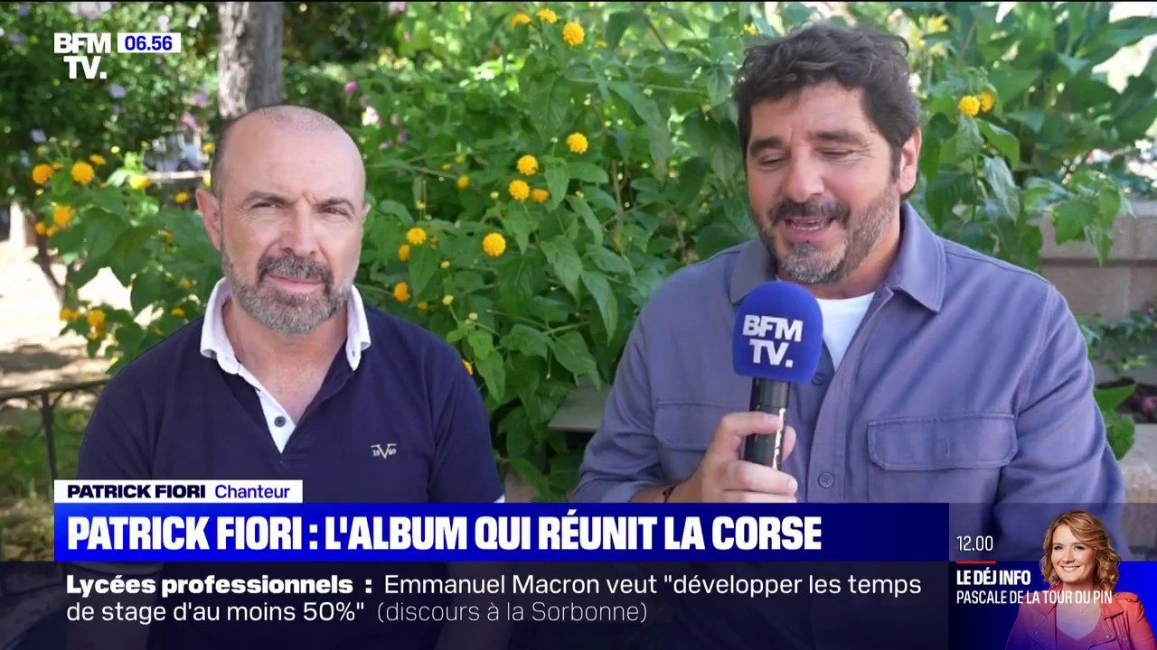 Patrick Fiori: «Corsu Mezu Mezu 2», l'album qui réunit la Corse