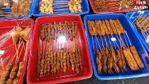 Street Food Indonesia  Sausage, Prawn Sausage, Meatball, Jengkol, Tempeh - Angkringan