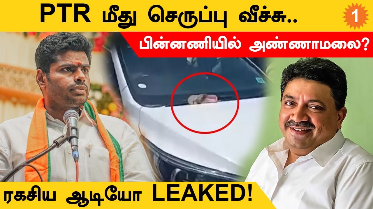 PTR கார் மீது செருப்பு வீசப்பட்ட சம்பவம் அண்ணாம...