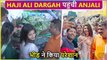 Anjali Arora Visits Haji Ali | Gets Badly Mobbed By Her Crazy Fans