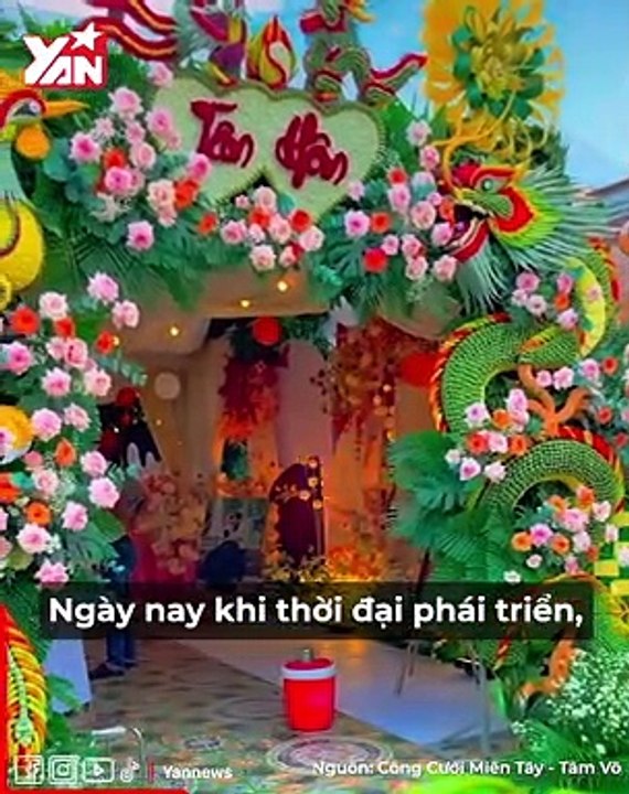 Độc lạ cổng cưới miền Tây từ cau và ớt đi khắp cả nước: Mạc Văn Khoa rước về Hải Dương