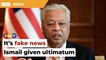 Umno leader denies Ismail given ultimatum to heed demands or face being sacked