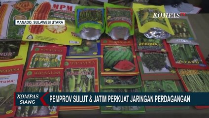 Descargar video: Guna Perkuat Jaringan Perdagangan Antar Daerah, Pemprov Sulut Jalin Kerjasama dengan Pemprov Jatim!