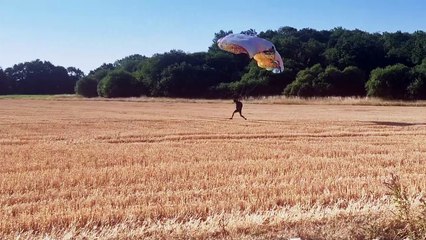 BASE Jump From Wind Turbine Has a Tricky Downwind Landing