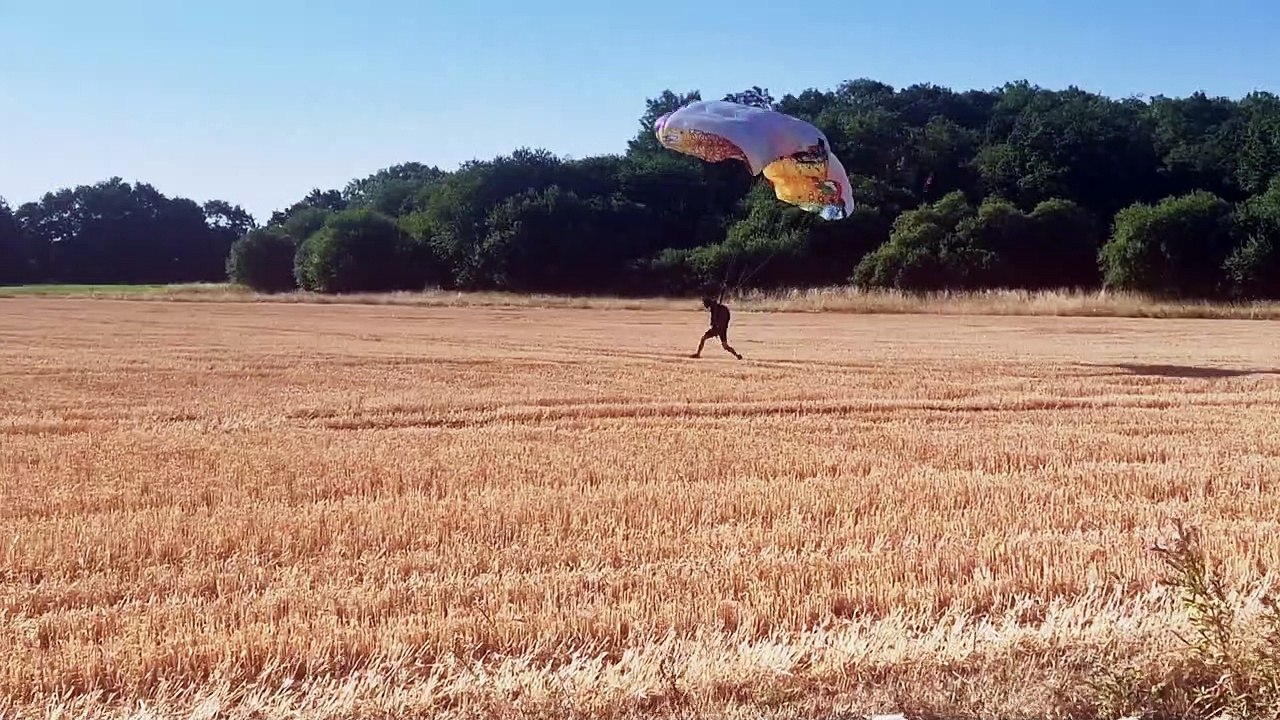 BASE Jump From Wind Turbine Has a Tricky Downwind Landing