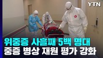 위중증 사흘째 5백 명대...중증 병상 재원 적정성 평가 강화 / YTN