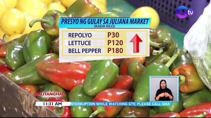 Ilang gulay Baguio at Tagalog sa palengke, nagmahal ng P10-20/kilo dahil sa pahirapang pagbiyahe dulot ng nagdaang bagyo | BT