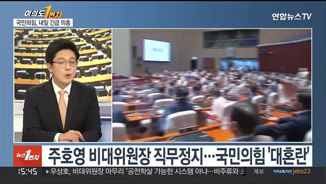 [여의도1번지] 국민의힘 비대위 제동…주호영 직무집행 정지