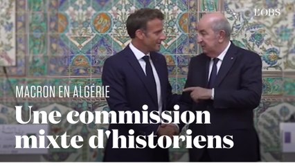 "Le passé, nous ne l'avons pas choisi", déclare Macron qui veut "bâtir l'avenir" avec Alger